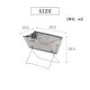 Takeda Corporation BBQ Silver Stainless Steel Compact Grill X X Cm [Outdoor Stove, Folding] SUG21-30, 30.5 20.5 26.5