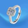 S925 Sterling Silver Jewelry Set with Zircon Inlay Necklace Pendant Ring Earrings Fashion Gift
