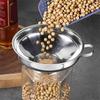 Stainless Steel Funnel Multifunctional Large Mouth Jam Can Wide Mouth Funnel Large Diameter with Handle Kitchen Accessories