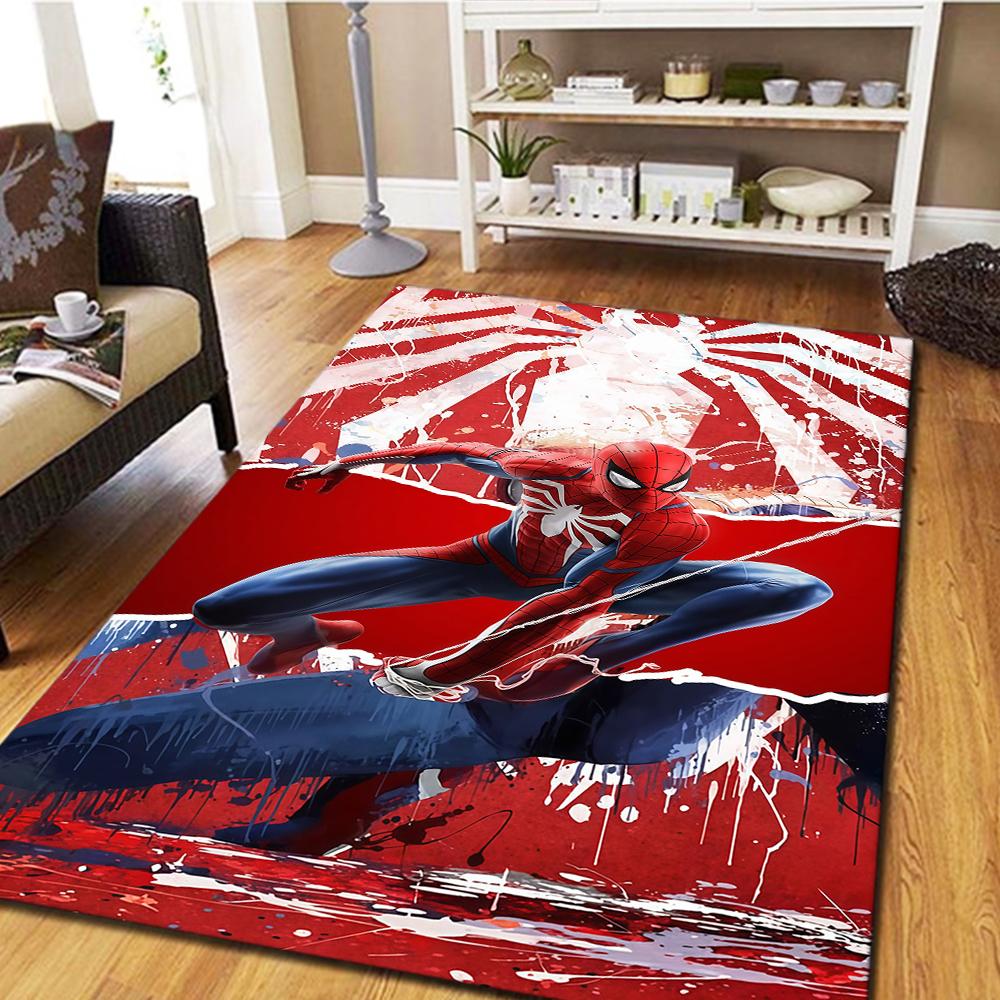 

Spider-Man Poster Home Decor Carpet, Bedroom Floor Rug, Digital Printing Movie Mat, Play Mat -HYQ45 60x90cm
