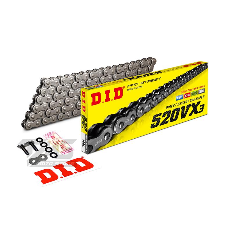 

Did 520-106Vx3 2013-2021 Honda CRF 250 L Uyumlu Zincir Vx3 Xring Çelik Renk