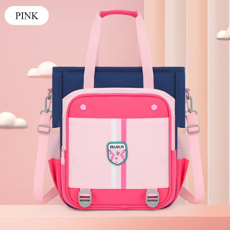 BUKA 2025 Summer New Pupil Portable Tutoring Bag Lightweight Multi-purpose Kid's Bags Wear-resistant Oxford Student Homework Storage Bag Art Package