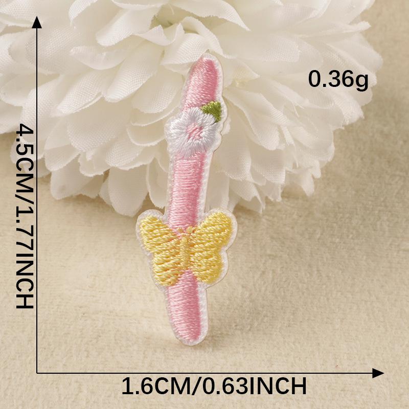 Self-Adhesive Embroidered Patches for Clothing, Shoes, Hats & Bags - Original 26 English Letters