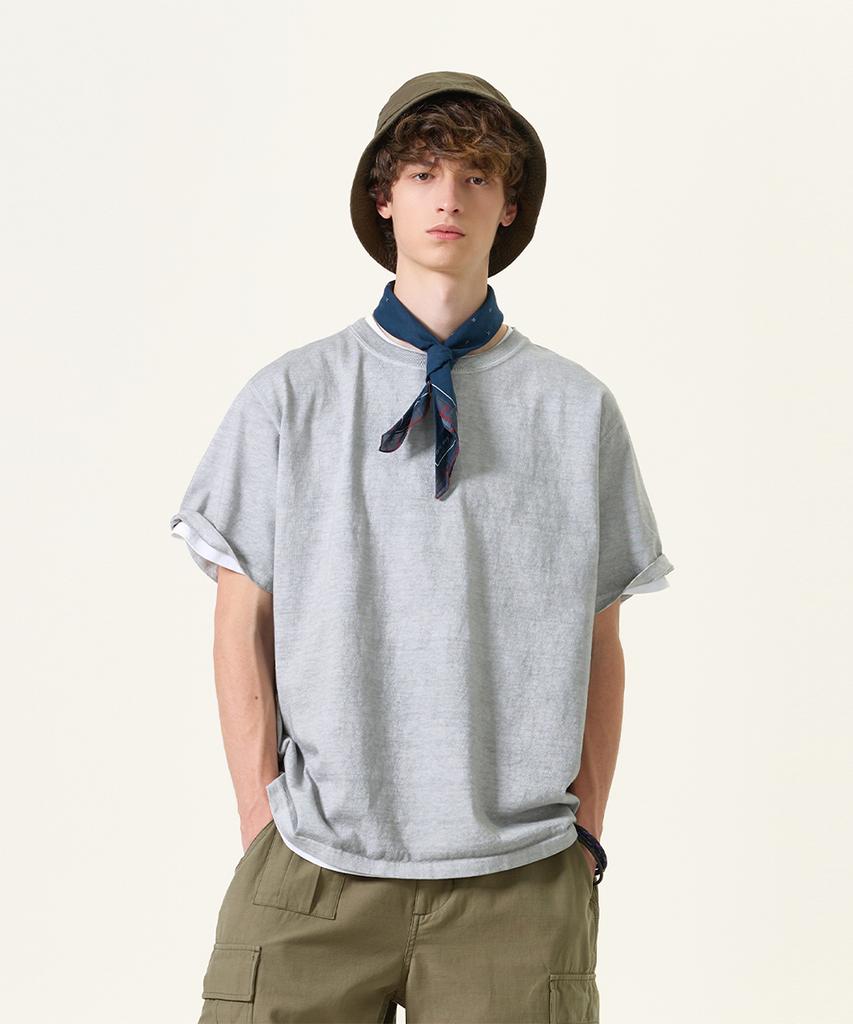 Guson Pigment-Dyed Heavy Cotton Short Sleeve T-Shirt Collection
