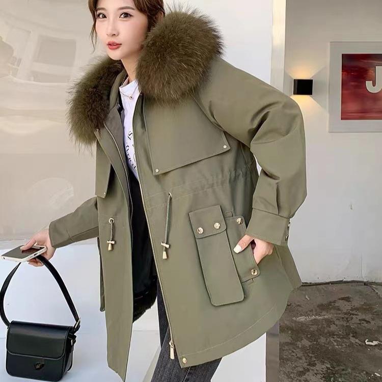 Women Korean Winter Parkas Jacket Loose Hooded Thick Warm Casual Cotton Padded Coat Female Overcoat Casual Lady Tops