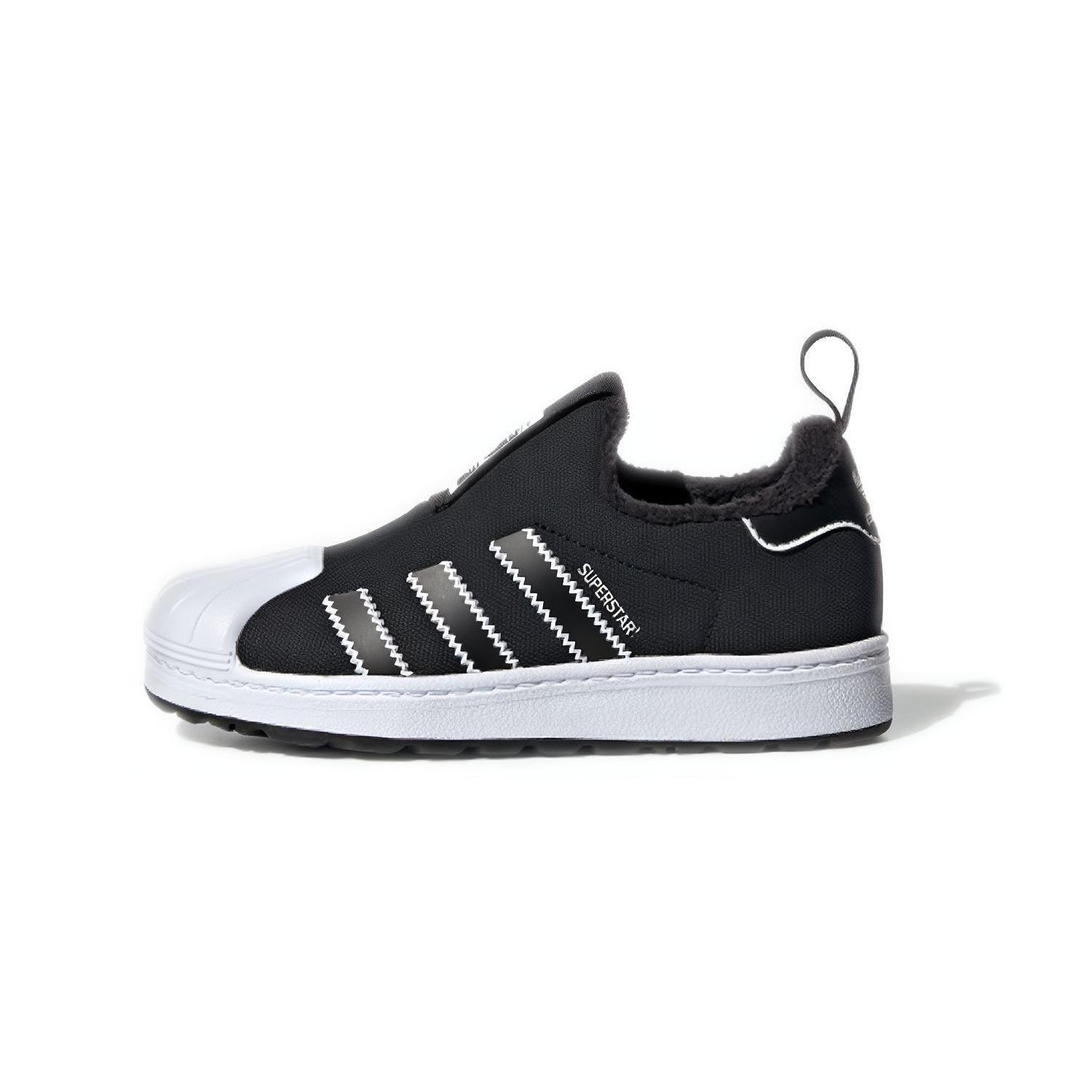 (PS) adidas originals Superstar 360 Wtr Black White Kids EG3362 EU 28