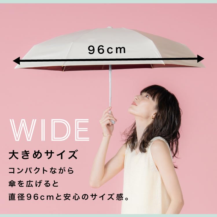 Sun Blackout Plain UV Heat For Sunny and Rainy Folding For [2025] Wpc. Umbrella, Tiny, Lavender, 100% Blackout, 100% Protection, UPF50+, Protection,