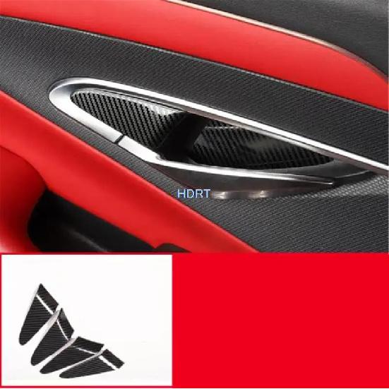 Rear Air Outlet Glass Switch Gear Water Cup Frame Carbon Fibre Interior For Changan UNIT UNI-T  + Car Accessories Styling