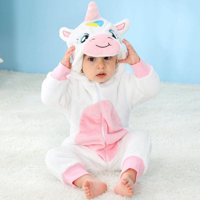 Newborn Baby Child Animal Jumpsuit Performance Wear Baby Cute Crawling Suit Baby Flannel Pajamas Costumes