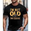 T-shirt da uomo con motivo 3D T-shirt a maniche corte T-shirt stampata in 3D girocollo retro retro casual street