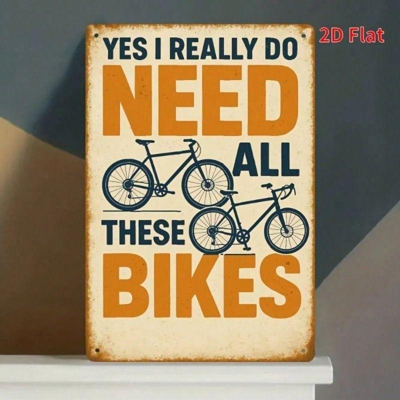 Planetjuice Planetjuice Retro Metal Wall Art Vintage Bike Garage