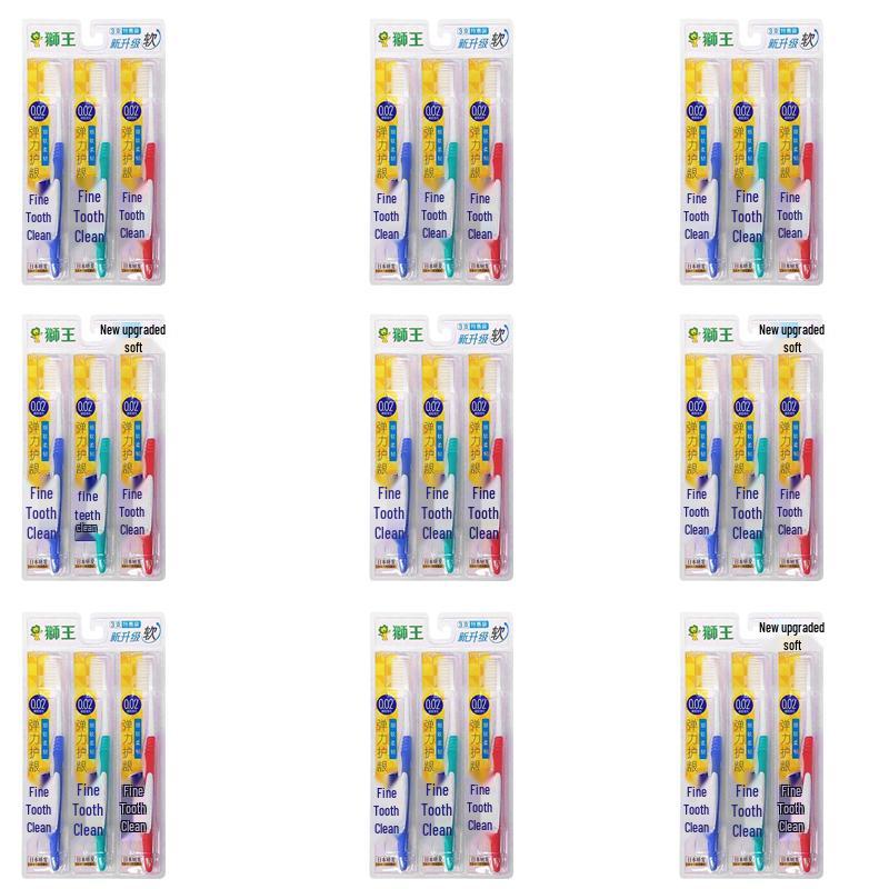 Lion Fine Tooth Clean Soft Bristle Toothbrushes, 27-Pack