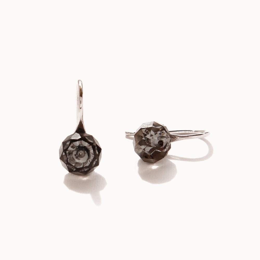 Jlauren 03M03202 Crystal Hoop Earrings