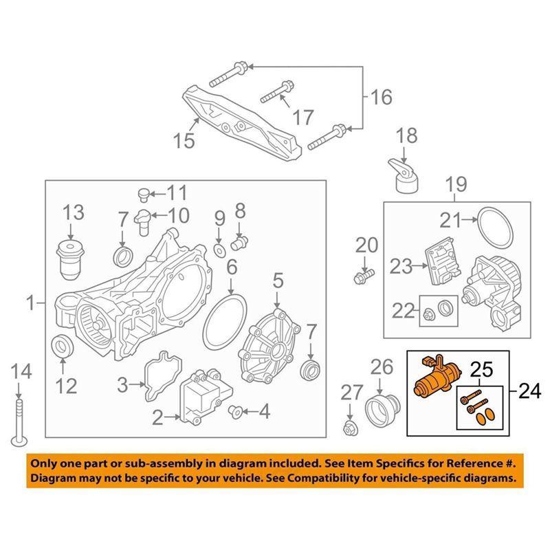 AB98-1 STÜCK 31367750 Neues Auto Differentialkupplung Ölpumpe Silber Metall Kfz-Zubehör Für Volvo S60 S80 XC60 XC70