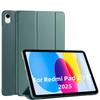 Für Redmi Pad 2 Hülle 11"2025 Dreifach-Faltbare Hülle mit Ständer Silikon-Tablet-Hülle Funda für Xiaomi Redmi Pad 2 Hülle mit Auto Sleep/Wake