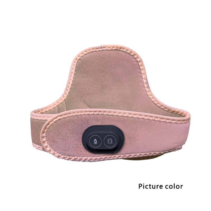 

USB-питание, вибрационный массаж, тепловая терапия, массажер для шеи, интеллектуальный подогрев, защита шеи, вибрационный массаж, накладка на шею розовый