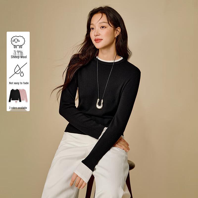 

Женский вязаный свитер INMAN с цветными блоками, имитирующий двойку XL