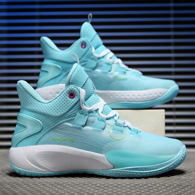 

Мужская обувь сетчатый верх подошва из MD резины спортивная обувь легкая обувь для активного отдыха баскетбольная обувь 41 синий