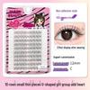 10-Row Autumn Leaf & Sunflower Faux Eyelashes - Flat, Glue-Free