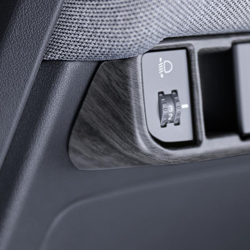 1*Auto Headlight Adjustment Switch Panel Protective Cover Headlight Area Interior Part ABS For KIA EV3 2024-2026 Left-hand Drive