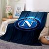 1pc Blanket - NAPOLI LOGO Print Design,Lightweight Blanket for Sofa,Bed- Soft &Warm,Gift for All Seasons