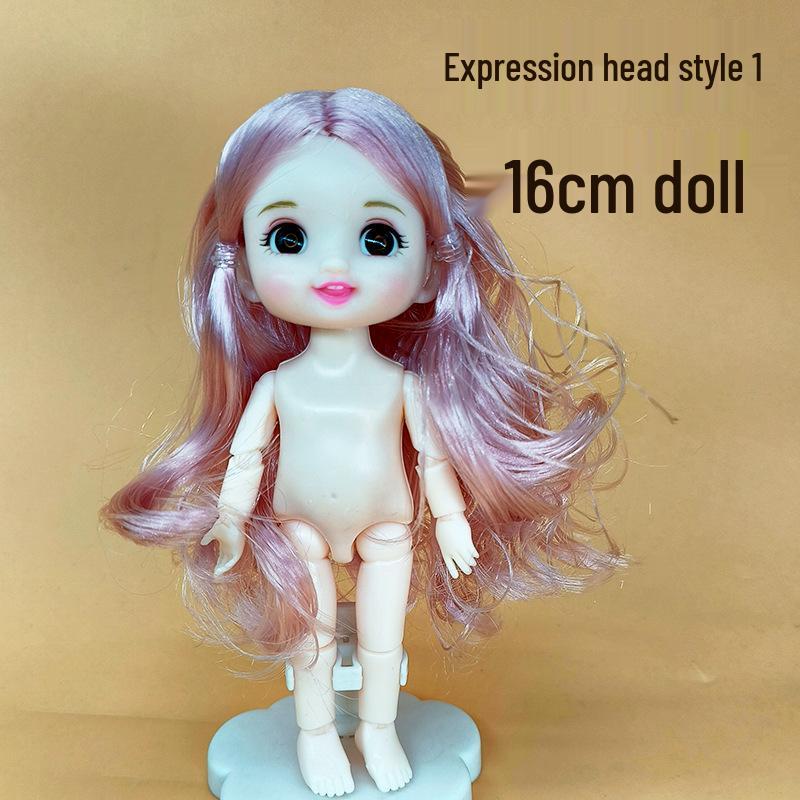 

6-дюймовая кукла для переодевания: 13 шарниров, тело 11 см, DIY макияж, аксессуары для смены тела и выражения Body Only (No Head or Other)