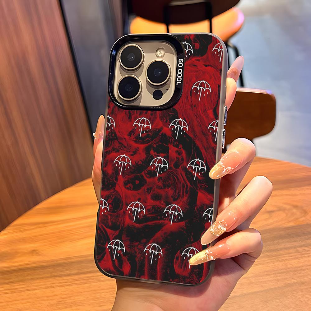 Bring Me The Horizons Phone Case For IPhone17 Air 16 15 14 Plus 13 12 11 Pro 7 8 XS Max XR Silver Black Bumper Case