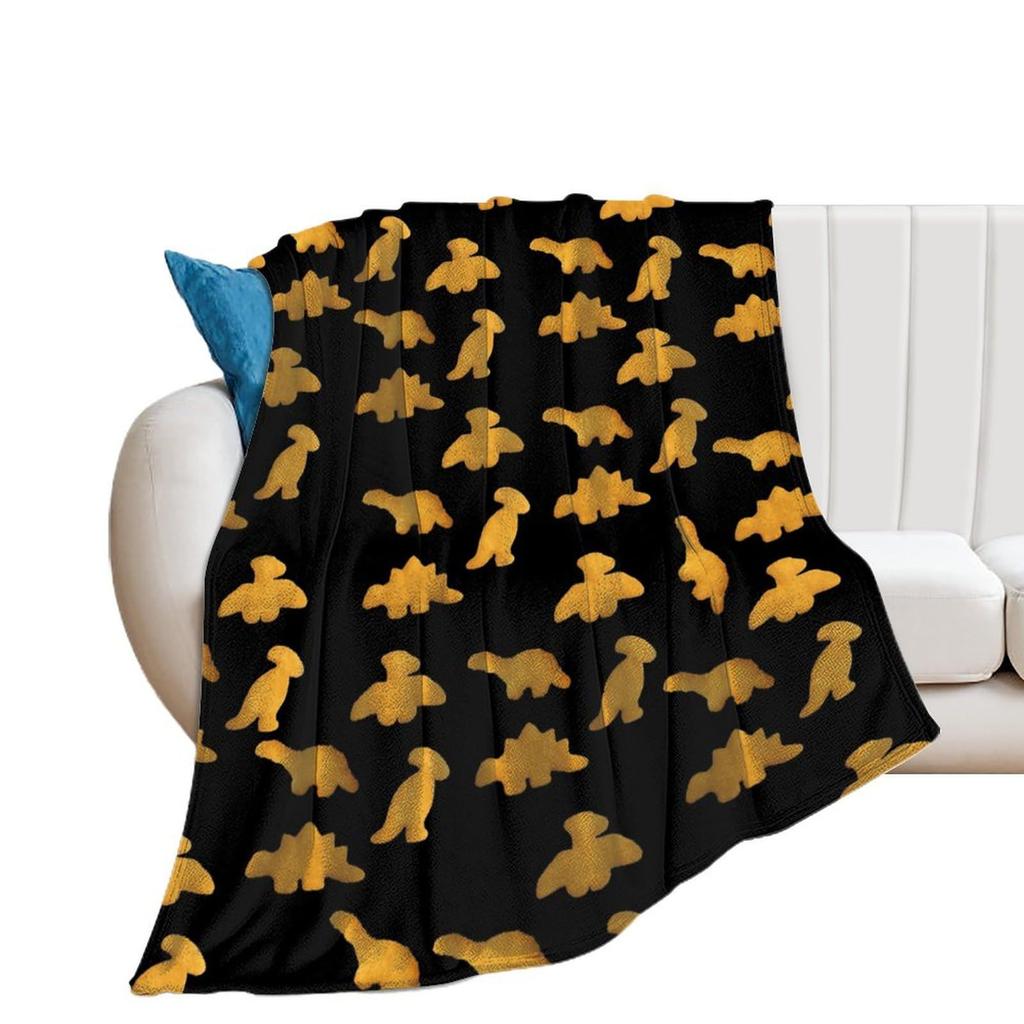 Cartoon Dinosaur Series Printed Blanket for Sofa Travel Camping Living Room Office Conditioning Blanket for All Seasons Gifts