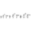 115Pcs Metal Zerk Grease Nipple Fittings Assortment Metric Hydraulic Grease Fitting for Replacing Missing Broken Fitting