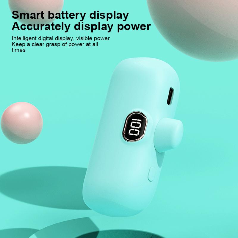 QGeeM Mini Power Bank 5000mAh PowerBank QC PD szybkie ładowanie dla iPhone 14 13 12 Batterie Externe przenośna ładowarka do Samsung Xiaomi