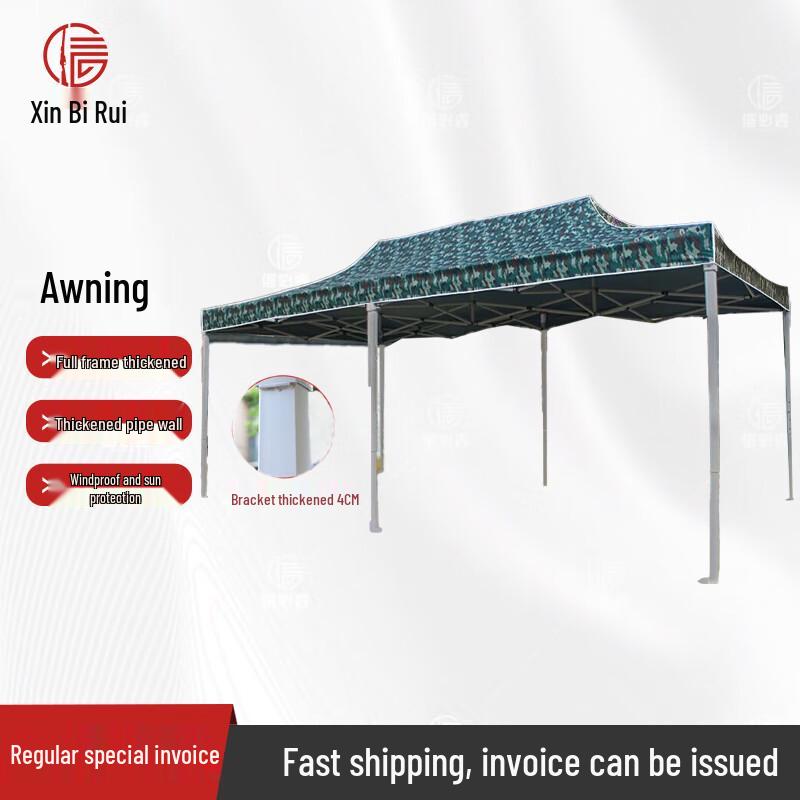 Xinbirei Outdoor Heavy-Duty Foldable Canopy & Carport