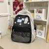 Schoolbag new small fresh schoolbag female cute polka dot niche junior high school student backpack lightweight large capacity class backpack