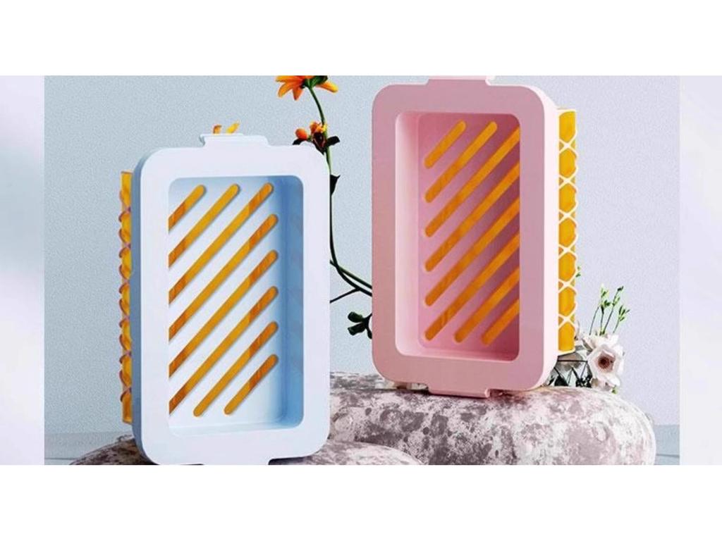 Multifunctional Elastic Mesh Soap Foaming Box: Hands-Free Laundry & Storage Tray with Drainage