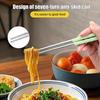 Stainless Steel Portable Cutlery Set Outdoor Camping Fork Spoon And Chopsticks Three-Piece Set