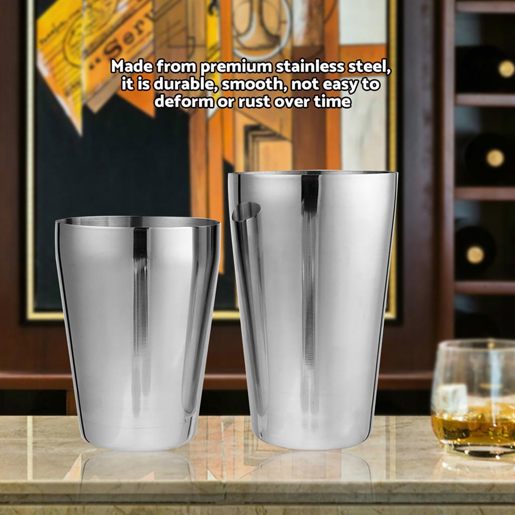Stainless Steel Wine Cocktail Shaker Set Mixing Making Drinking Container Barware