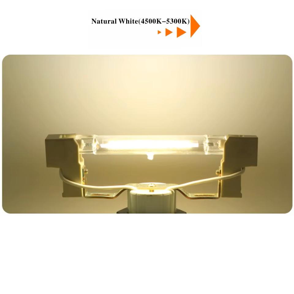 

220V 78mm 5W 10W Dimmable LED COB Light Bulb R7S Glass Tube Floodlight Cool/Warm/Natural White Light J-Type Replace Halogen Lamp 5W