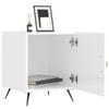 VidaXL Tables de chevet 2 pcs blanc brillant 40x40x50 cm 827505