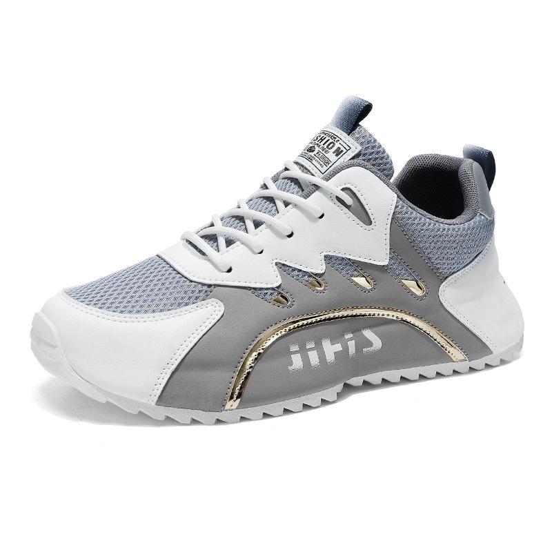 Men's Breathable Mesh Sneakers - Trendy Korean Style Casual Shoes with Soft Sole