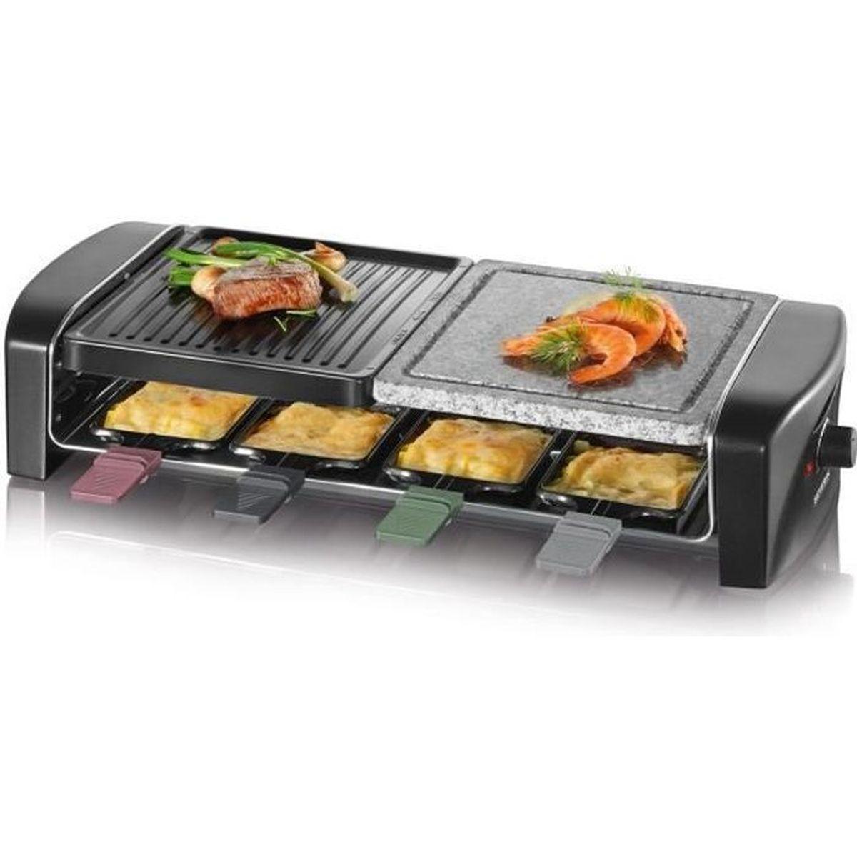 Severin Noir Rg 9645 - Raclette/Grill/Pierre À Griller - 1.4 Kwatt - Image 4