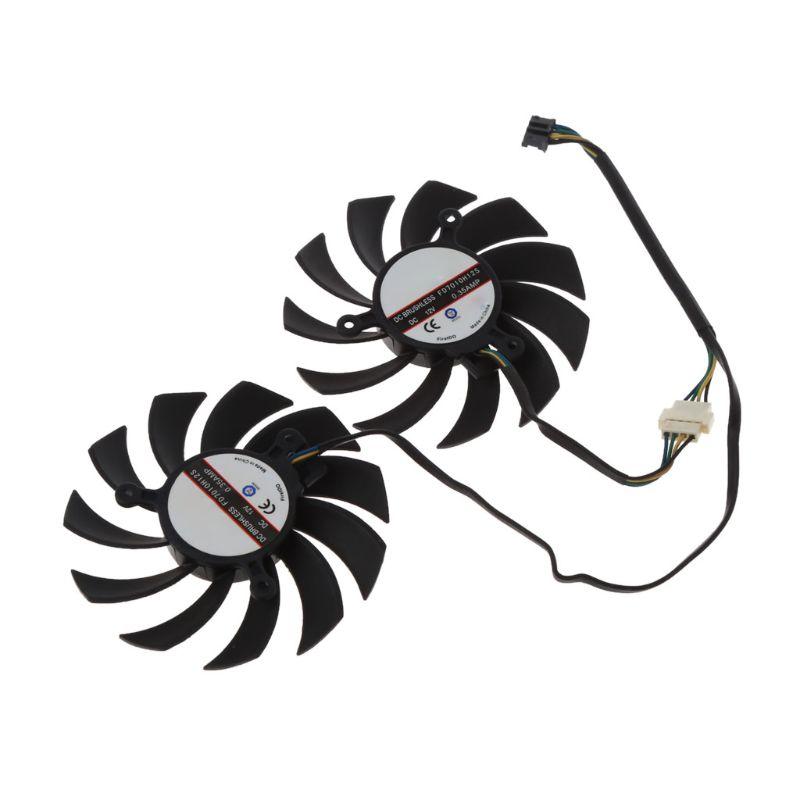 Graphics Card Cooler Fan for MSI 6930 7850 GTX 550 750 770 Ti 7870 GPU Server Cooling Fan 75mm 4Pin Video Card Cooling