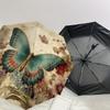 1pc Butterfly Flowers Automatic Folding Umbrella, Heavy Duty 8 Rib Iron Frame,  Suitable for Travel, Daily Use, Birthday, Decor Gift m0104088