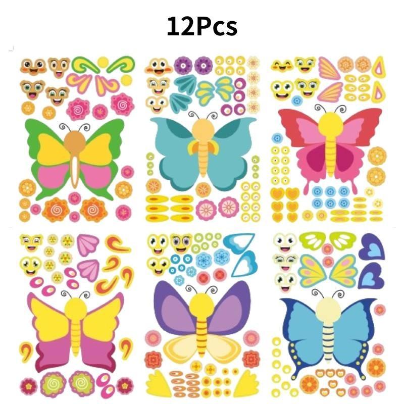 

Childrens Fashion Stickers Cute Delicate Animation Family Diy Puzzle