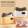 2-in-1 Elektrische Nagelschere Schleifen und Polieren mit Licht Automatischer Nageltrimmer Wiederaufladbarer Nagelschneider Maniküre für Baby