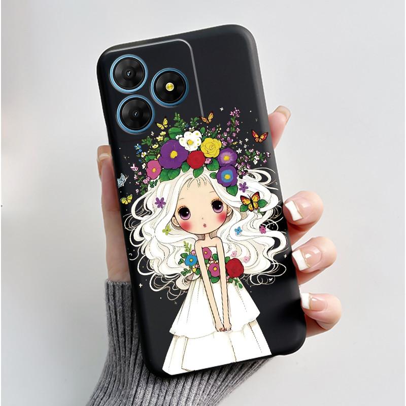 Für Blackview Oscal Flat 2 2C 1C Handyhülle Luxuriös Niedlich Cool Weiches TPU Silikon Rückabdeckung für Oscal Flat2 Flat2C Flat1C Hüllen