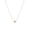Ins Style Minimalist Heart-shaped Necklace Alloy Material Simple And Versatile Suitable For Women Wholesale And Retail