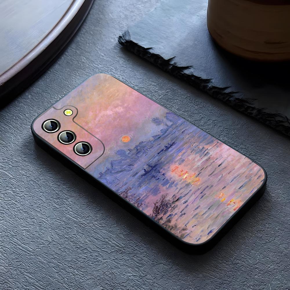 Etui na telefon z obrazem impresjonistycznym Claude'a Moneta Dla Samsung Galaxy S26 S24 S23 S22 S25 S21 S20 Ultra Fe Plus A54 A24 A55 A53 Coque