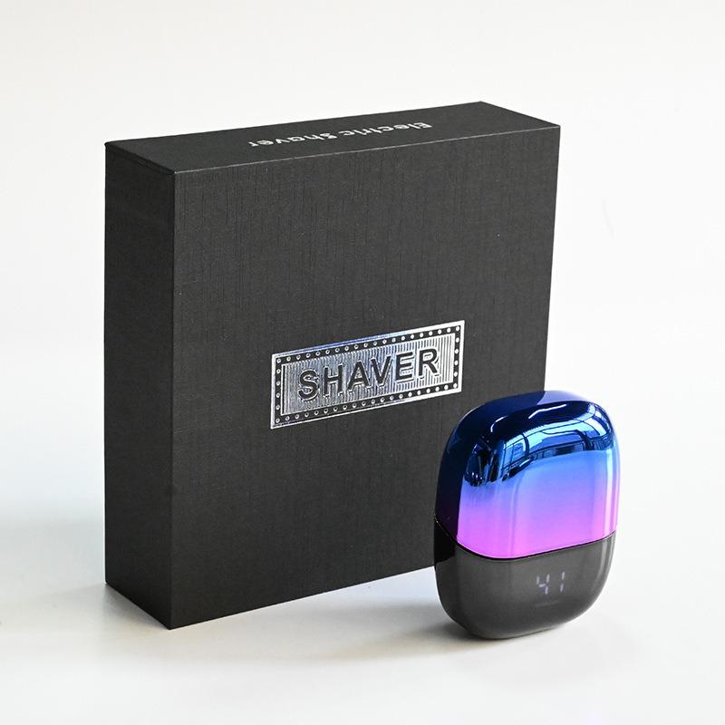 Mini Electric Shaving Kit - Portable Men's Beard Trimmer - Rechargeable Water-washable Beard Knife