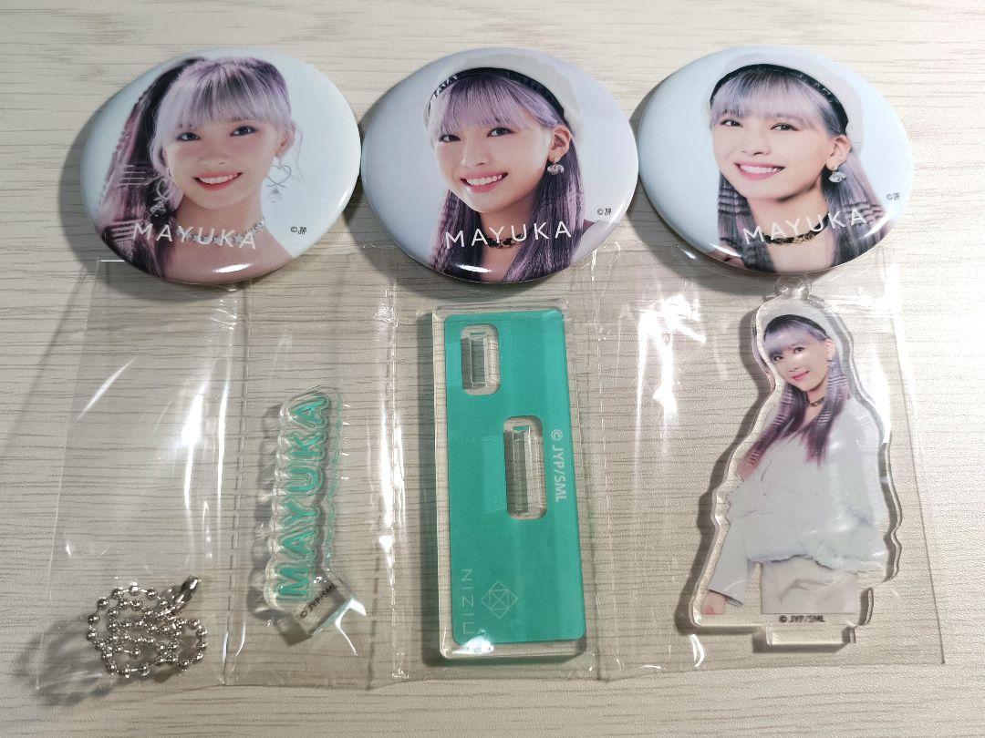

[USED] NiziU Mayuka Can Badge Acrylic Stand