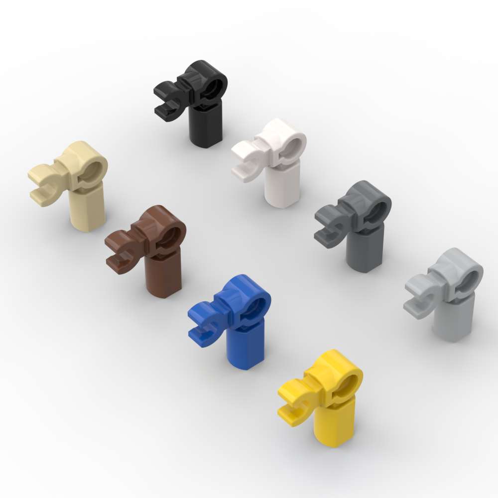 Activating Toys Moc 10Pcs 72869 Bar Holder Building Block Kit With Clip Angled Bricks Particle Puzzle Educational Toys Children Birthday Gifts
