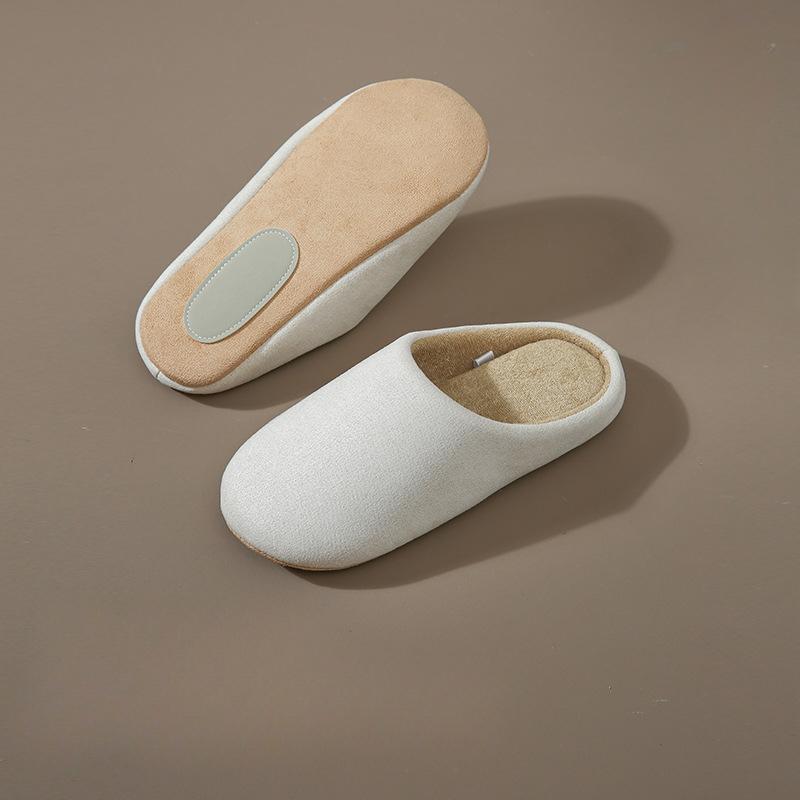 

Домашние бесшумные тапочки в японском стиле с мягкой подошвой, парные домашние офисные нескользящие тапочки для женщин и мужчин с деревянным полом на все времена года 40-41